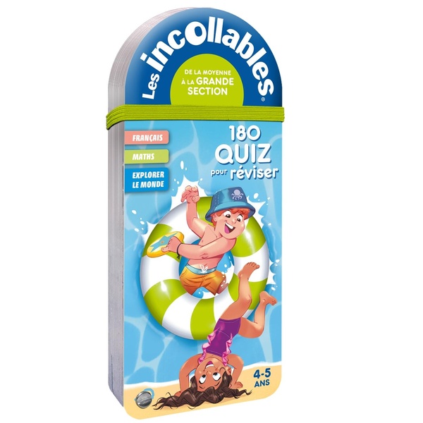 Les incollables - 180 quiz pour reviser - de la ms a la gs - 4/5 ans