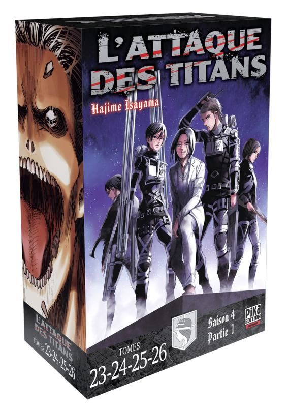 L'attaque Des Titans- Coffret - Saison 4 - Tome 1