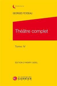 Theatre complet - tome iv