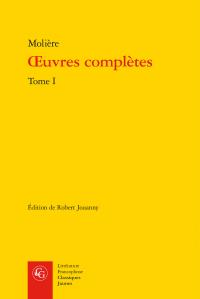 Oeuvres completes - tome i