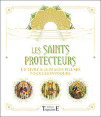LES SAINTS PROTECTEURS - UN LIVRE & 56 IMAGES PIEUSES POUR LES INVOQUER - COFFRET