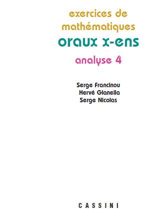 ORAUX X ENS ANALYSE 4