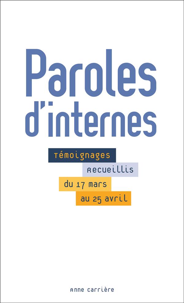 PAROLES D'INTERNES