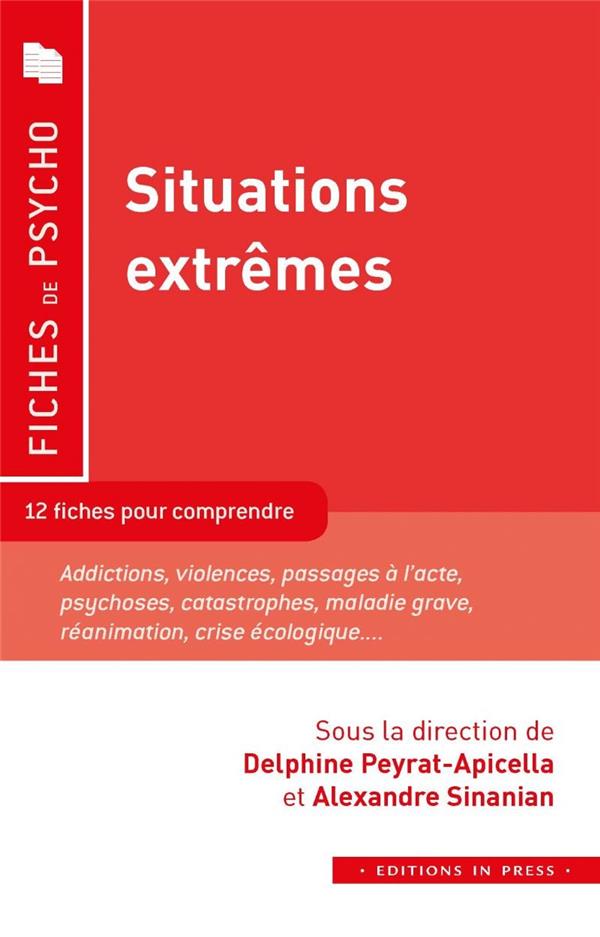 SITUATIONS EXTREMES - 12 FICHES POUR COMPRENDRE