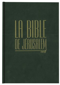 BIBLE DE JERUSALEM COMPACTE RELIEE VERTE