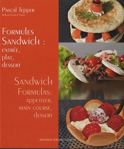 FORMULES SANDWICHS : ENTREE, PLAT, DESSERT - EDITION FRANCAIS ANGLAIS