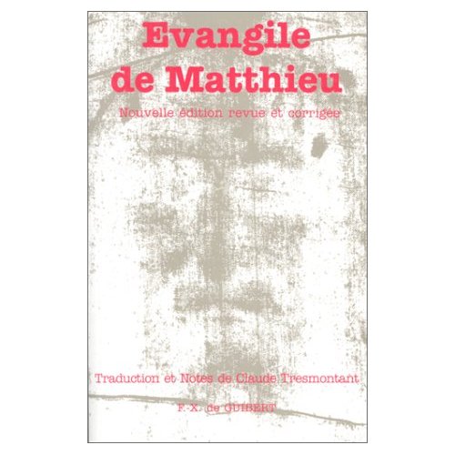 EVANGILE DE MATTHIEU