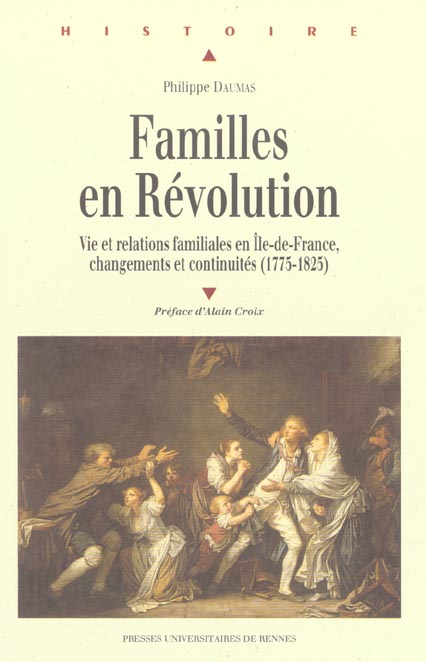 FAMILLES EN REVOLUTION ( 1775-1825)