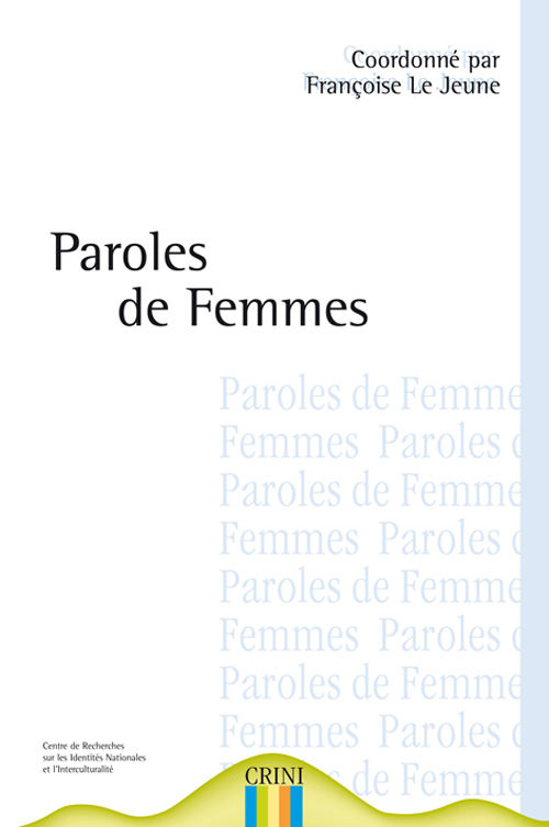 PAROLES DE FEMMES, HISTOIRES DE FEMMES