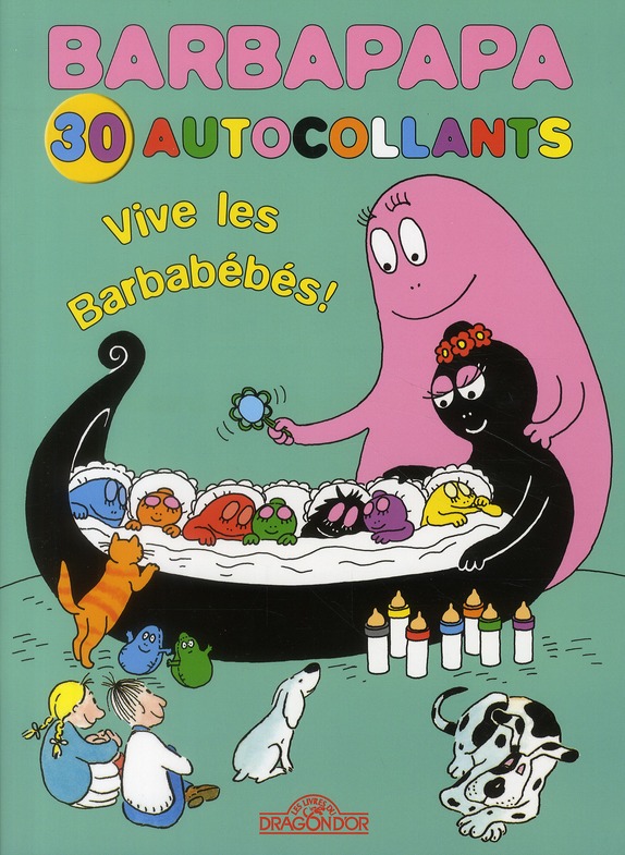 Barbapapa autocollants - vive les barbabebes !