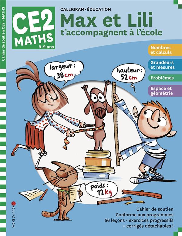 Max et lili t'accompagnent a l'ecole en ce2 / maths