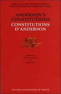 LES CONSTITUTIONS D'ANDERSON