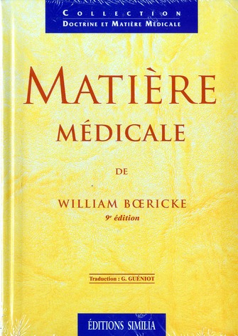 MATIERE MEDICALE