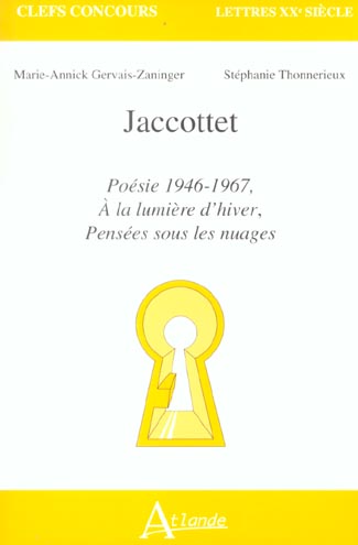 JACCOTTET - POESIE 1946-1967 - A LA LUMIERE D'HIVER