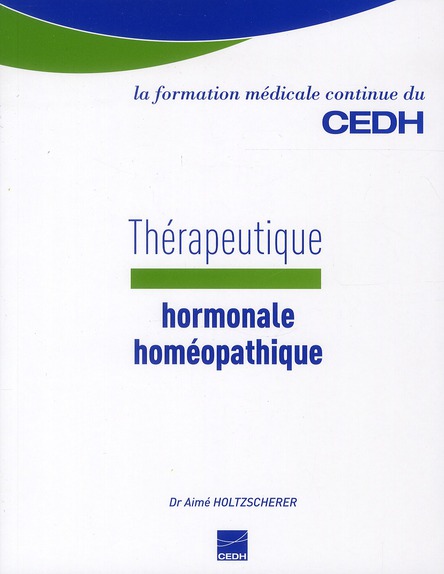 THERAPEUTIQUE HORMONALE HOMEOPATHIQUE