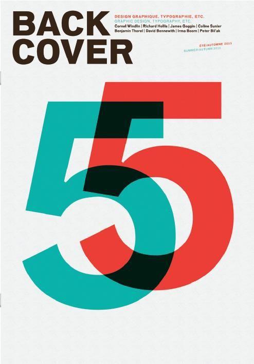 BACK COVER N 5 - DESIGN GRAPHIQUE, TYPOGRAPHIE, ETC.