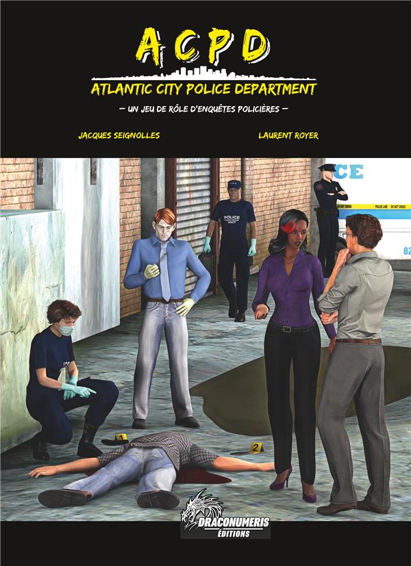 ACPD - ATLANTIC CITY POLICE DEPARTMENT - JEU DE ROLE D'ENQUETES POLICIERES - ILLUSTRATIONS, COULEUR