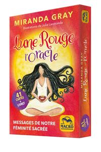 LUNE ROUGE - L' ORACLE - 41 CARTES + LIVRET. MESSAGES DE NOTRE FEMINITE SACREE