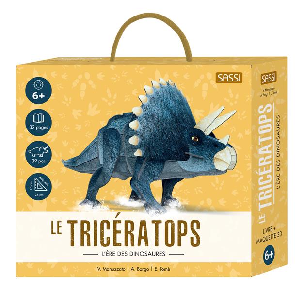 3D DINOSAURES. LE TRICERATOPS