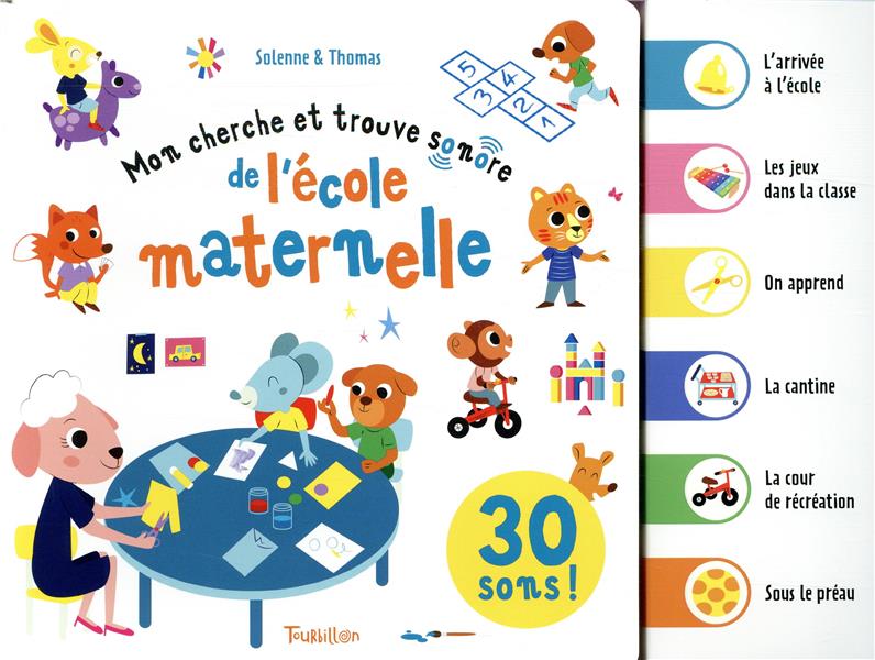 Mon cherche et trouve sonore de l'ecole maternelle