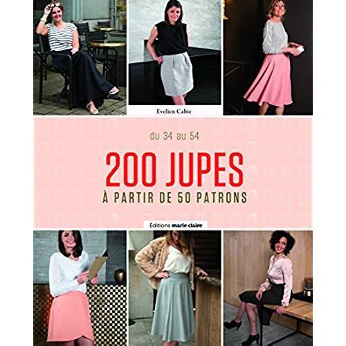 200 JUPES - A PARTIR DE 50 PATRONS DU 34 AU 54