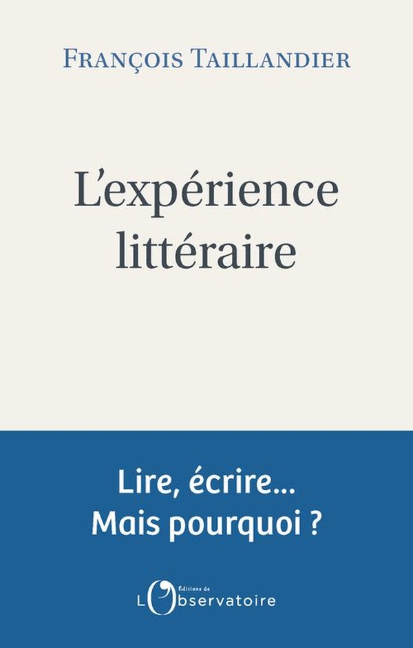 L'experience litteraire
