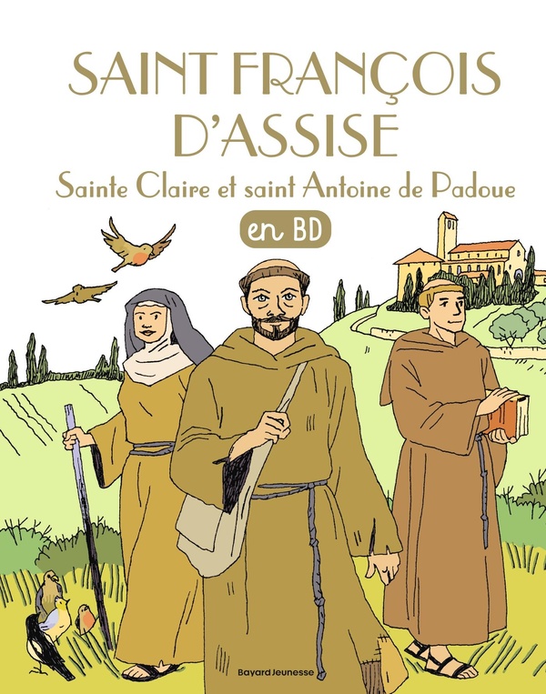 Saint francois d'assise, sainte claire, saint antoine de padoue en bd