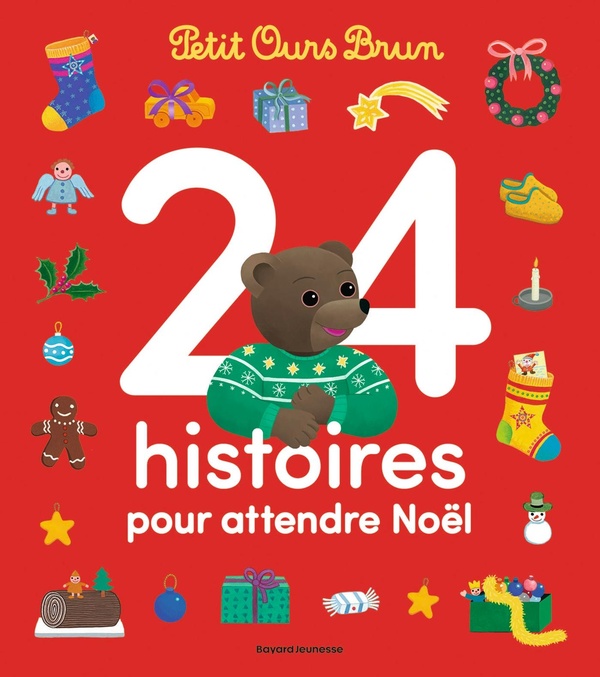 24 histoires pour attendre noel avec petit ours brun - des 2 ans