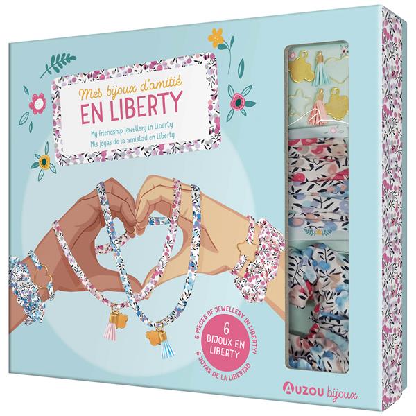 Ma boite a bijoux - mes bijoux d'amitie en liberty