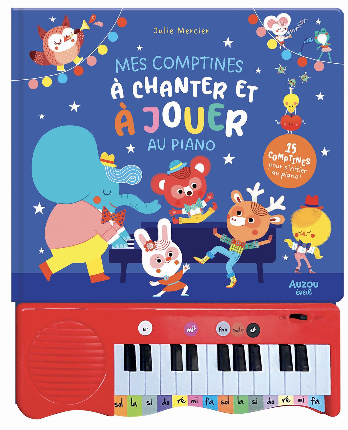 Mon livre piano - mes comptines a chanter et a jouer au piano