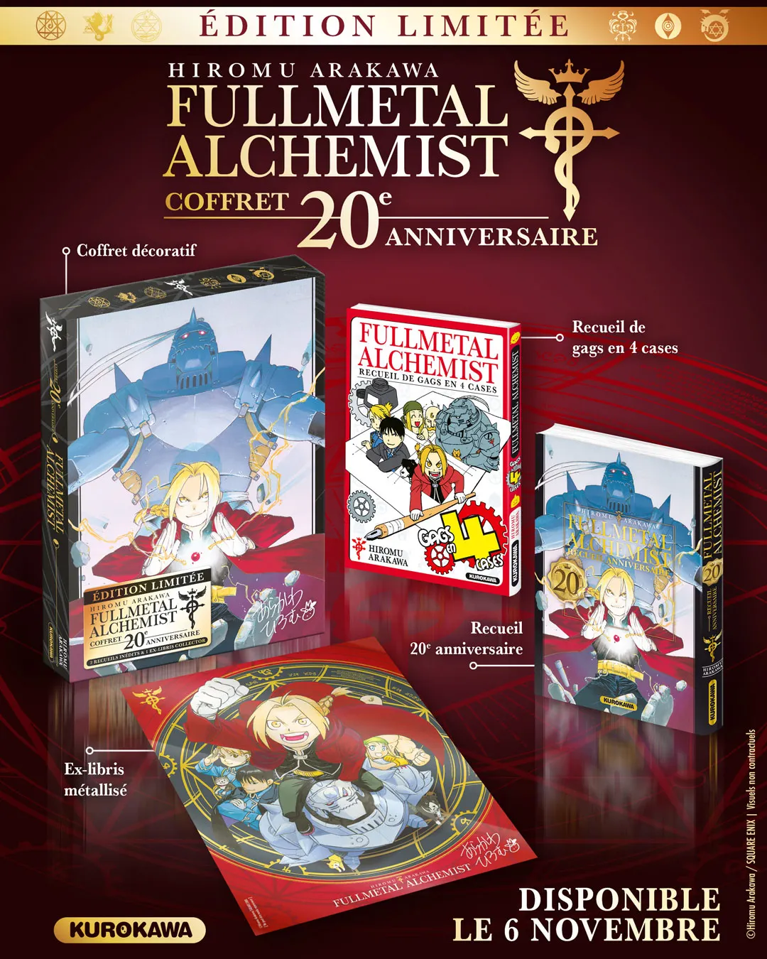 FullMetal Alchemist - Coffret 20e anniversaire