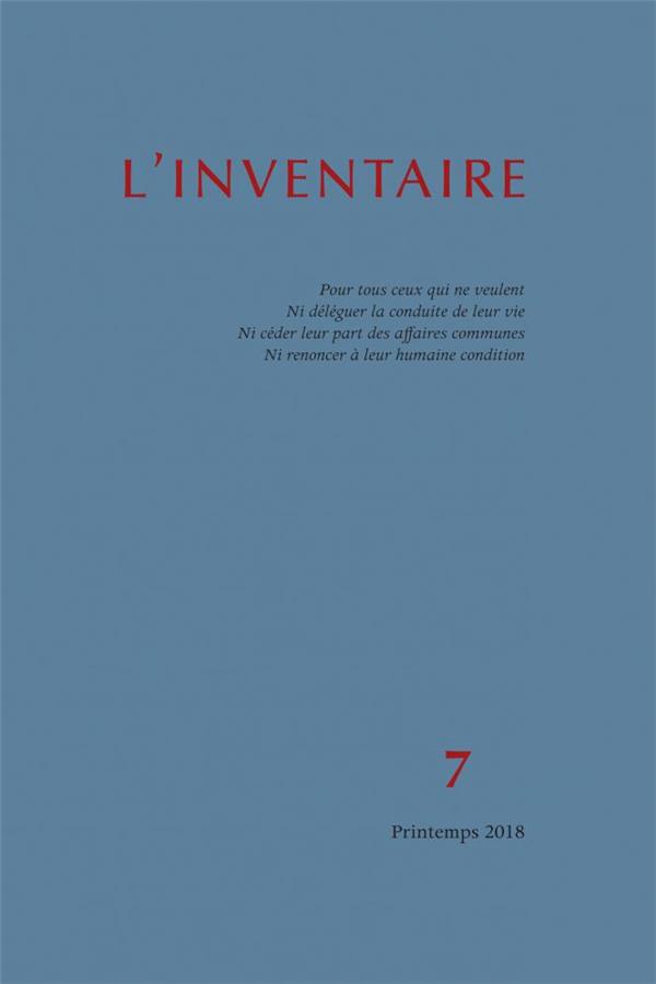 T07 - INVENTAIRE N 7