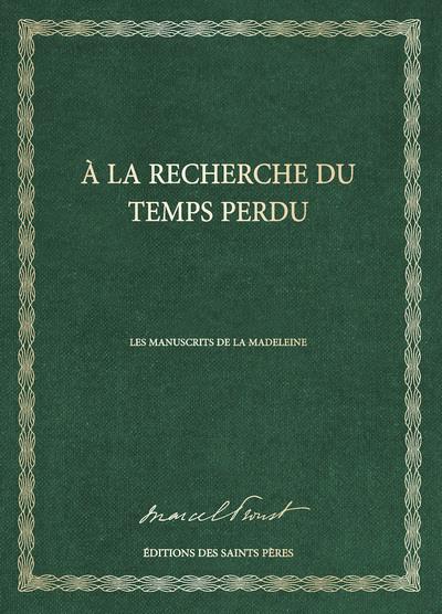 A LA RECHERCHE DU TEMPS PERDU (MANUSCRIT) - (LE COFFRET CONTIENT 3 CARNETS AUTOGRAPHES DE M. PROUST