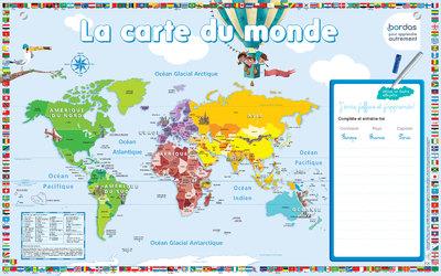 Carte Monde - Agora