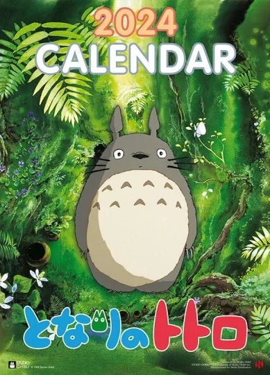 MON VOISIN TOTORO - CALENDRIER 2024 (FRANÇAIS)