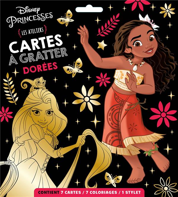 Disney Princesses - : DISNEY PRINCESSES - Les Ateliers Disney - Cartes à  gratter dorées