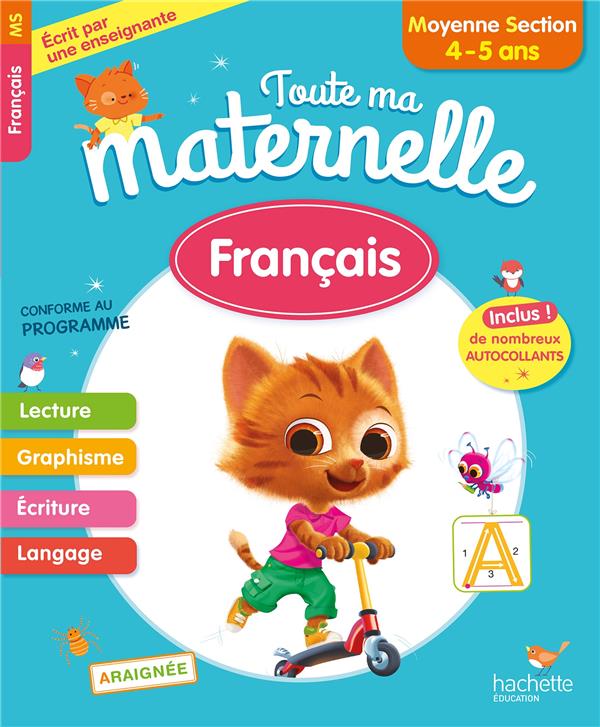 Toute ma maternelle - Mon cahier d'écriture : les lettres majuscules