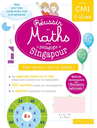 REUSSIR EN MATHS AVEC MONTESSORI ET LA PEDAGOGIE DE SINGAPOUR GS