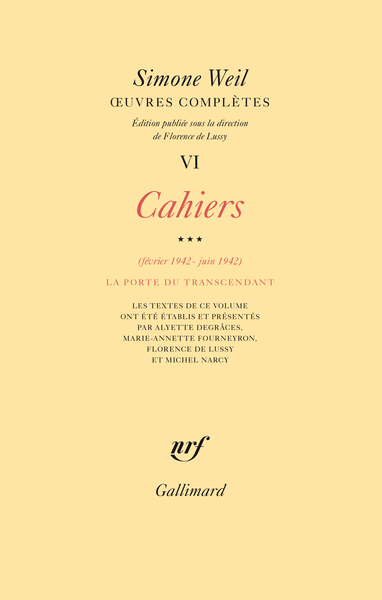 OEUVRES COMPLETES - VOL06 - CAHIERS (FEVRIER 1942 - JUIN 1942) 3