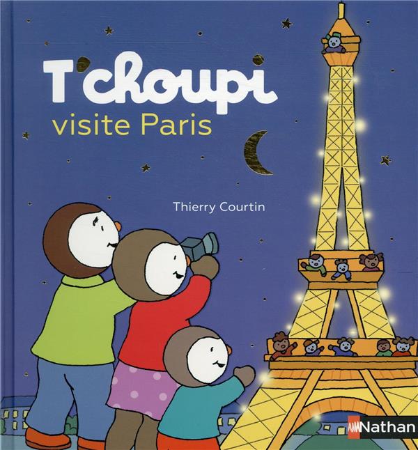 T'CHOUPI VISITE PARIS  La fontaine aux livres