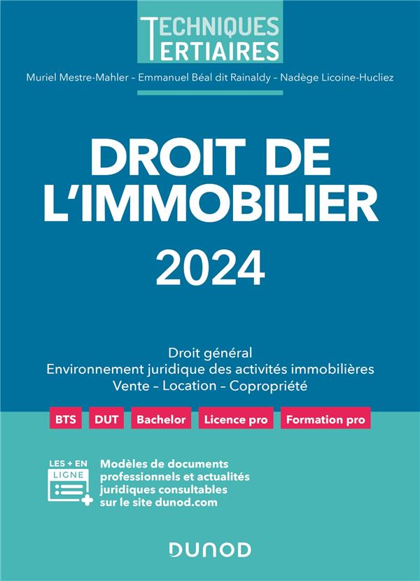 Droit de l'immobilier (édition 2024)