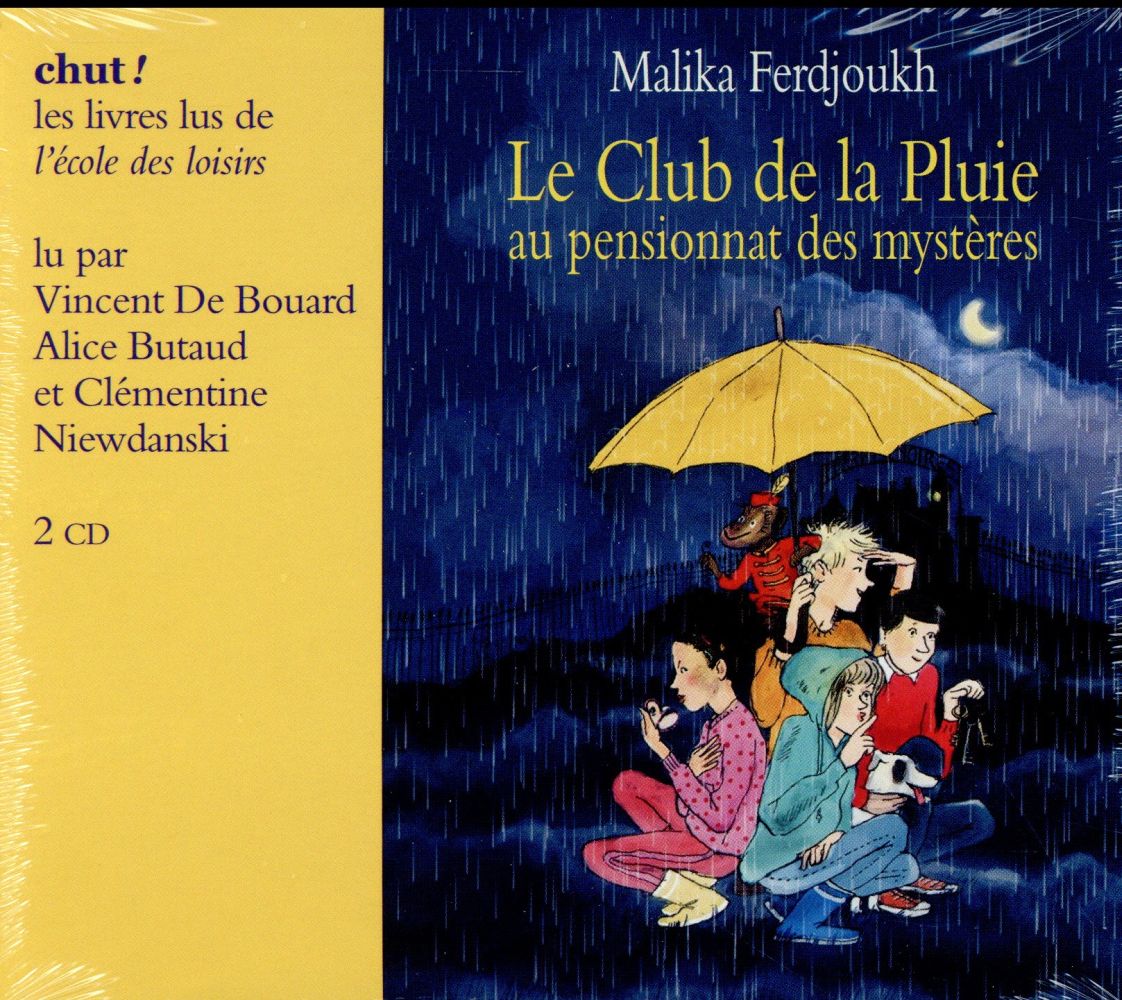 LE CLUB DE LA PLUIE AU PENSIONNAT DES MYSTERES (LIVRE LU) 2 CD