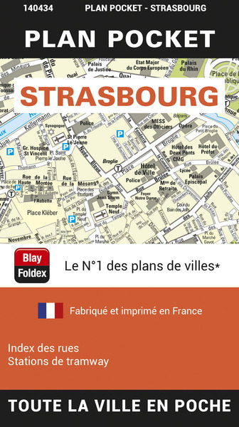 Strasbourg Plan Pocket Maison De La Presse Bastian A Haguenau