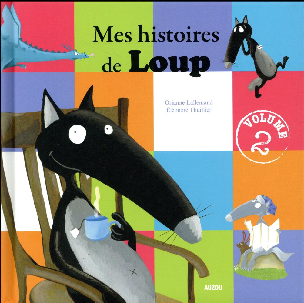 Le Loup : coffret recueil + peluche nue - Orianne Lallemand