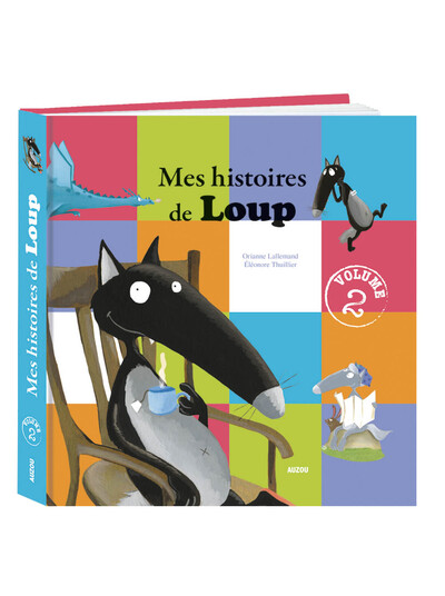 Le Loup : coffret recueil + peluche nue - Orianne Lallemand