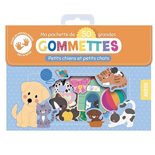 Ma pochette de 100 gommettes Bébés animaux de la ferme - Auzou