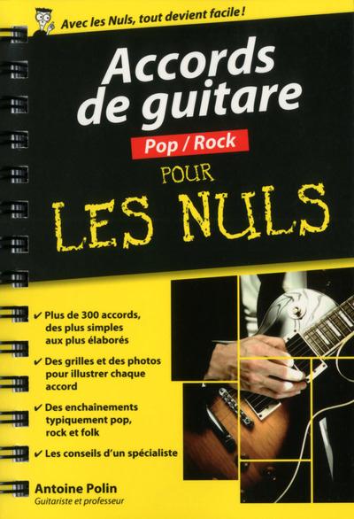ACCORDS DE GUITARE POP/ROCK POCHE POUR LES NULS