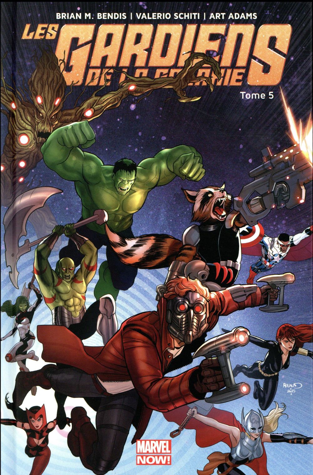All-New Les Gardiens de la Galaxie T2 : Le nouvel ordre galactique (0),  comics chez Panini Comics de Bendis, Schiti, Isanove, Adams