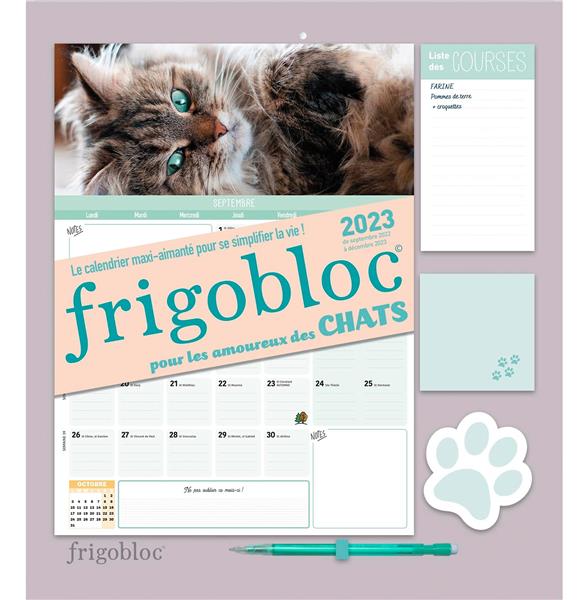 Frigobloc mensuel : calendrier d'organisation familiale (édition