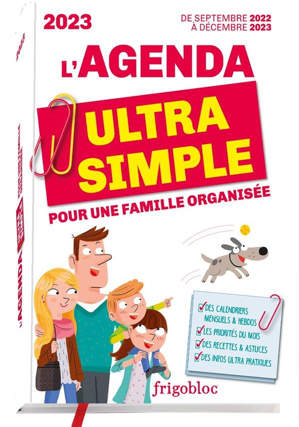 AGENDA 2023 ULTRA SIMPLE POUR UNE FAMILLE ORGANISEE ! (DE SEPT